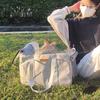 Cat Bag Out Portable Shoulder Carry Pet Bag Winter Large Capacity Small Dog Carry Bag Cat Backpack Dog Canvas