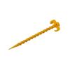 Luminous Spiral Tent Pegs - Portable Ground Anchors for Outdoor Camping
