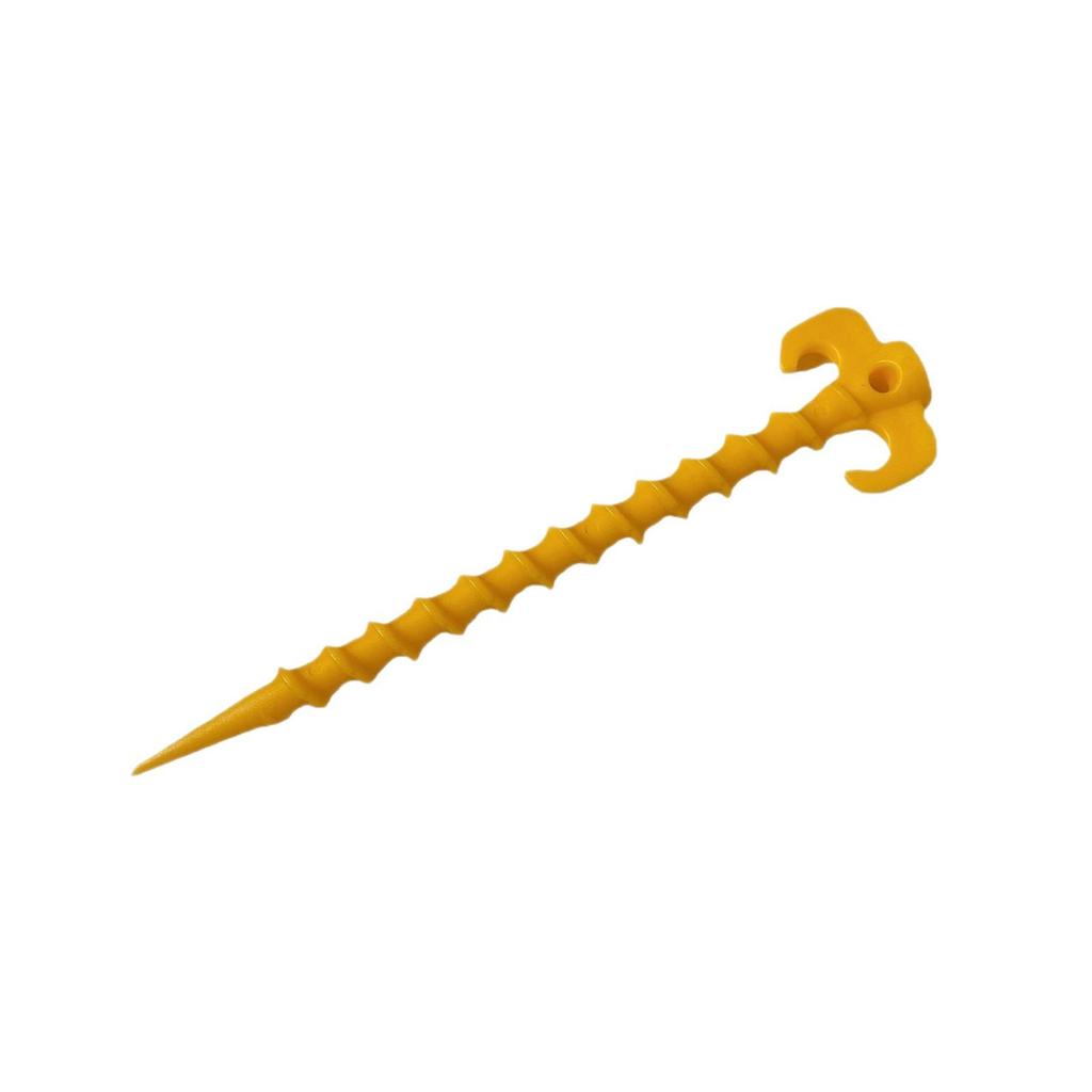 Luminous Spiral Tent Pegs - Portable Ground Anchors for Outdoor Camping