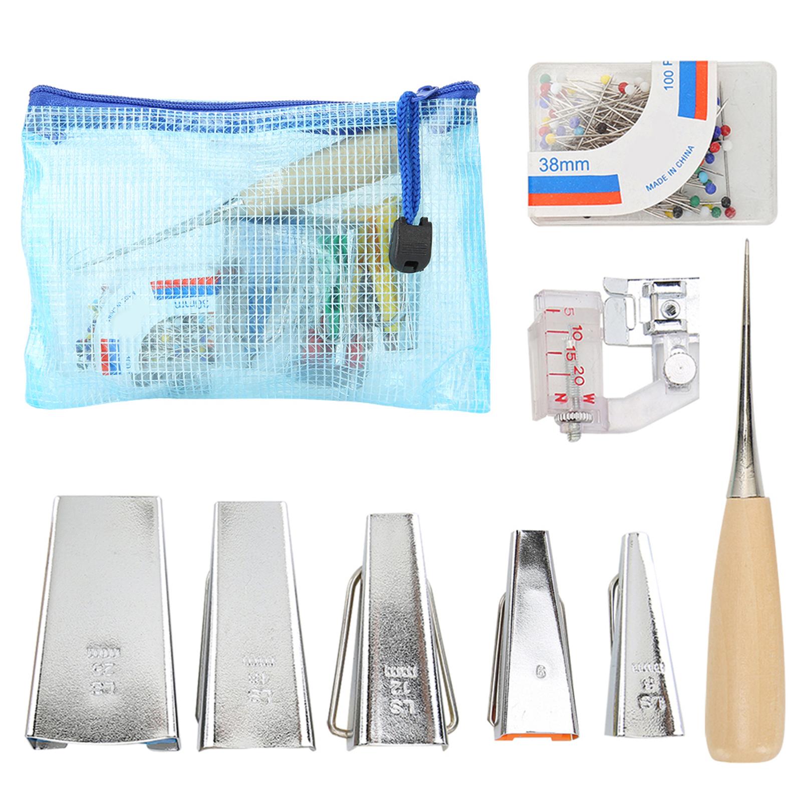 

Инструмент для переплета, приспособление для изготовления косой бейки, прижимная лапка для квилтинга, швейный набор инструментов для переплета своими руками5