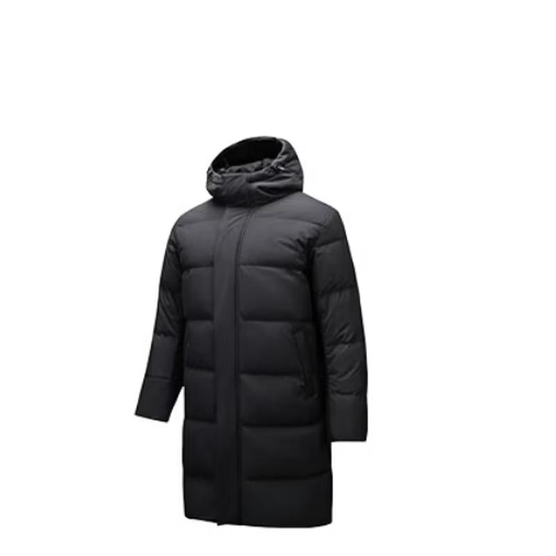 Anta Men s 2024 Winter Water-Resistant Warm Mid-Length Down Jacket M