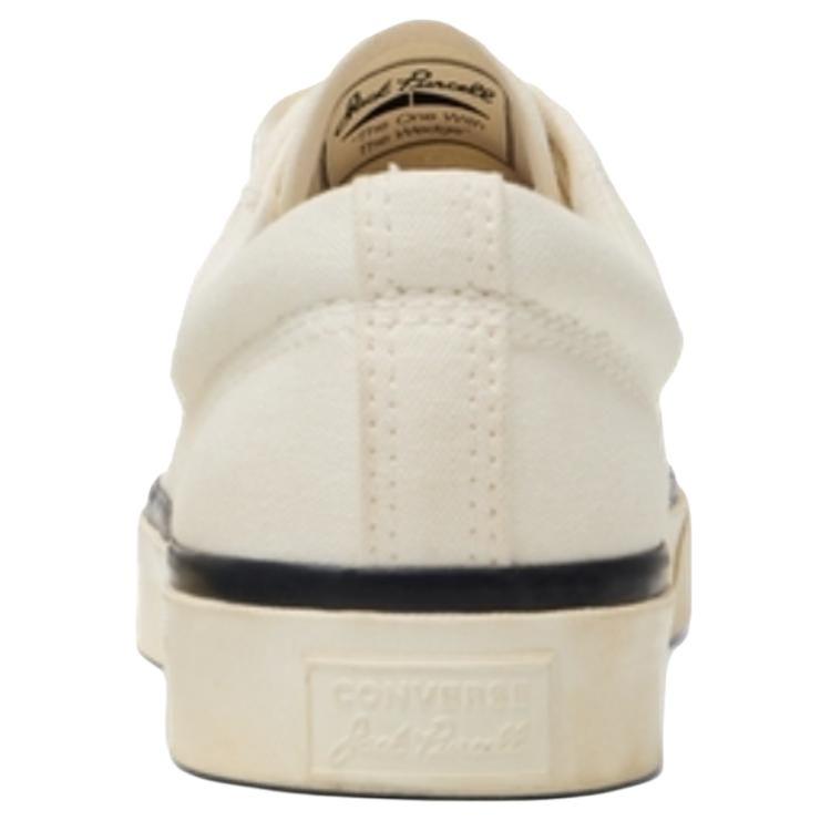 Converse Jack Purcell comfortable and lightweight low-top canvas shoes unisex white