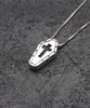 Royal Piece Coffin Cross Necklace