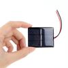 5-20Pcs 0.4W 1.5V Solar Panel Polysilicon Solar Epoxy Panel with Wire DIY Solar System Module for Battery Cell Charger Solar Toy