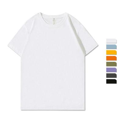2021 neue Baumwolle Unisex T-shirt kurzarm Einfache Feste Oansatz Baumwolle Reine Farbe t-shirt T-shirts Für Männer/Frauen tops ZK2111