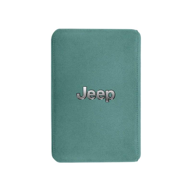 For Jeep Car Armrest Mats Memory Foam Arm Rest Cushion Accessories For Jeep Grand Cherokee Wrangler JK Gladiator Compass Rene