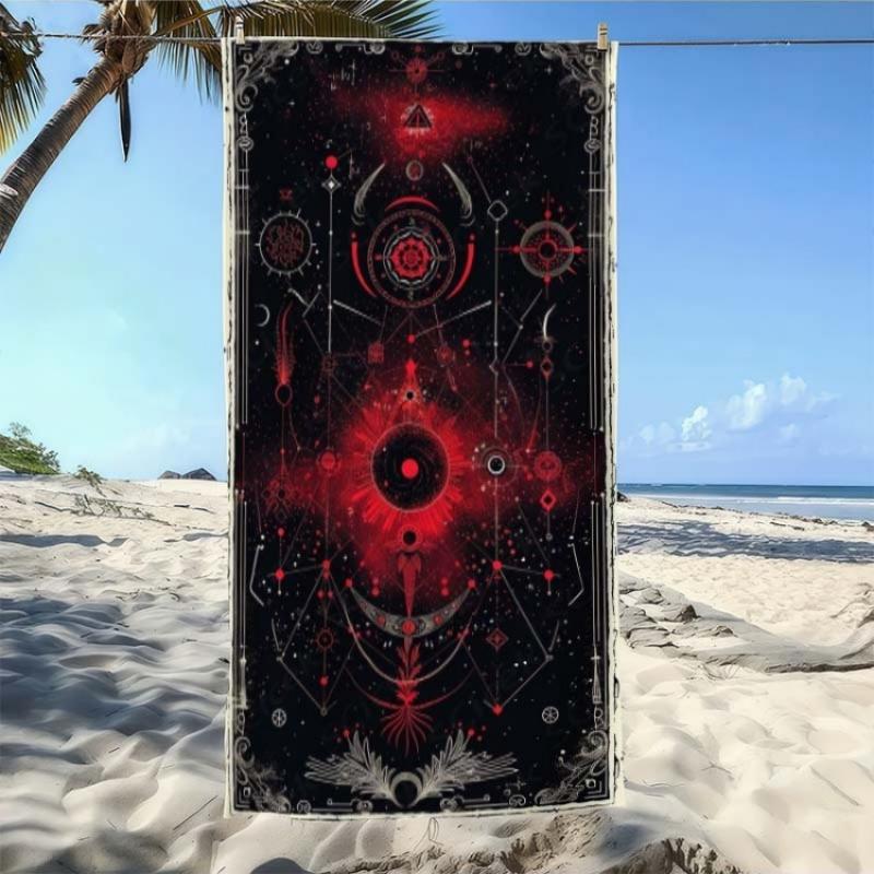 

Mystical Art Beach Towel | Ultra-Absorbent, Quick-Dry Polyester Blend, Ideal for Beach, Pool, Bathroom, and Outdoor Activities W40*H60(CM)