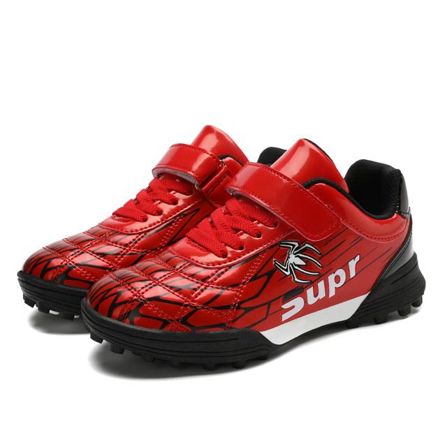 Fashion TF  Children Soccer Shoes Breathable Anti-slip Boy Football Sneaker High-quality Comfortable Kids Sports Shoes