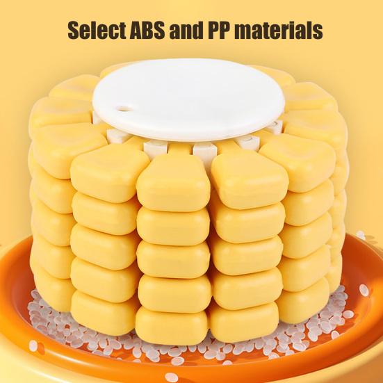 Corn Fidget Spinner Toy Stress Anxiety Relief Teens Adults Corn Kernel Building Toy Fingertip Gyroscope Portable Travel Sensory Spinning Toy