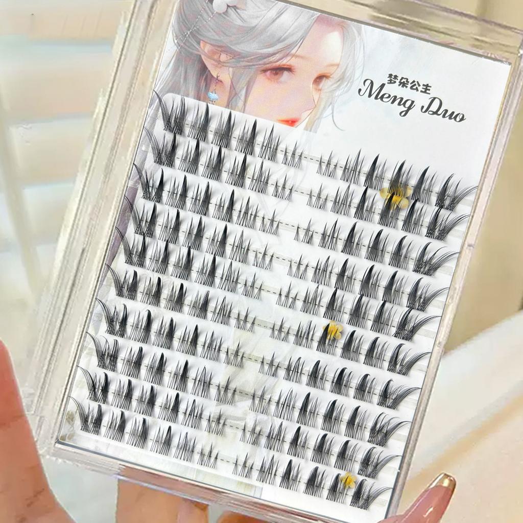 Wimpern mit transparentem Band für den Fuchsaugen-Look Natürliche Falsche Wimpern für tägliches und thematisches Make-up