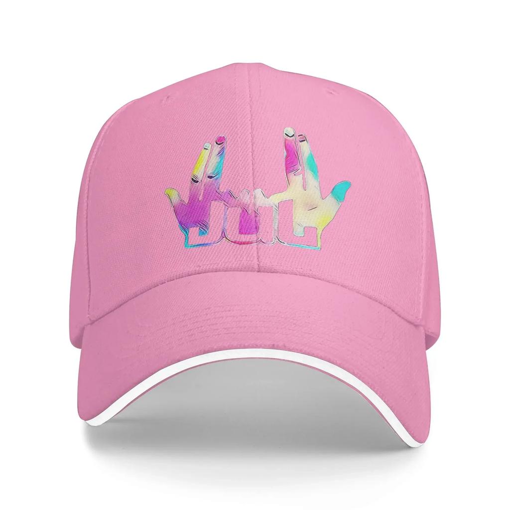 Logo JUL Baseball Caps Casual Rapper Sandwich Cap Unisex Adjustable Caps Hat Travel Gift