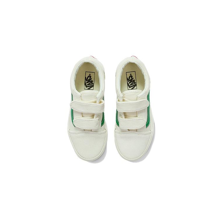 (PS) Vans Old Skool 'White Green' Kids' VN0A4BUVRFX