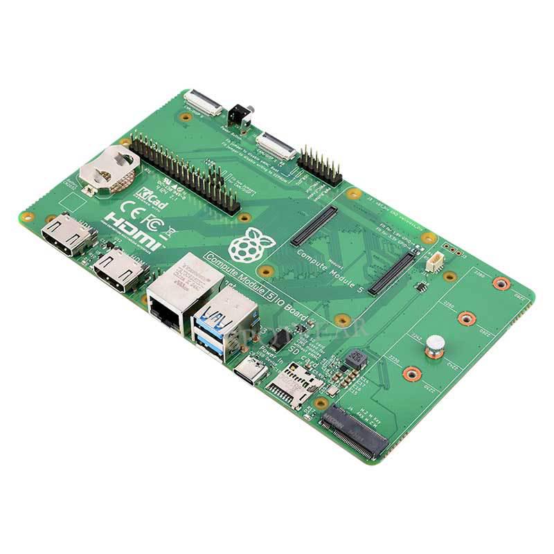 Modul oficial de calcul Raspberry Pi cu 5 IO, expansiune pe placă de bază