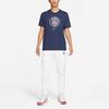 Nike Paris Saint-Germain Crest Short Sleeve T-Shirt Men Tops Blue DJ1316-410