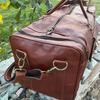 Genuine Leather Duffel Bag, Handmade Personalized Large Travel Bag,  Duffle Bags, Men Weekender Leather Bags Gifts
