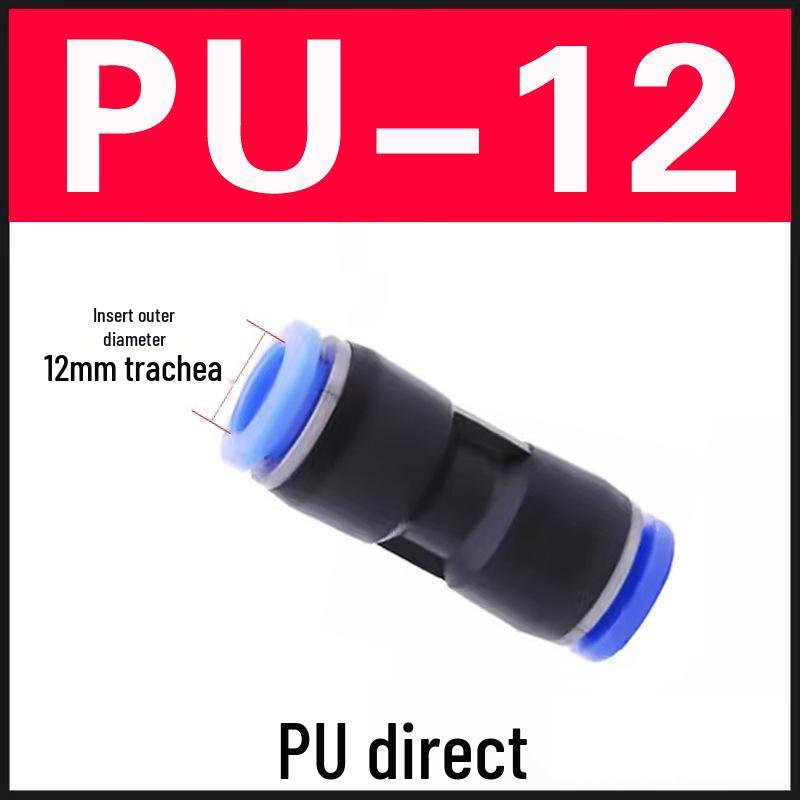 Fitinguri pneumatice cu conectare rapidă: Tub PU Aer Drept, PV Tip L, PE Tip T, PY Tip Y