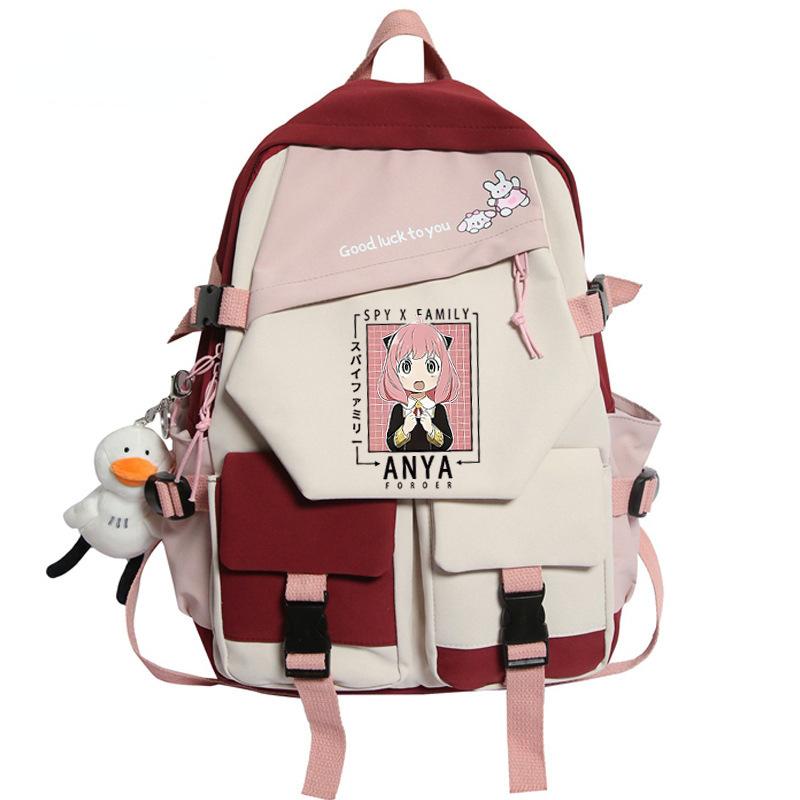 Backpack, Spy Play House, Large-Capacity Youth Schoolbag Outdoor Travel Bag Around Animation