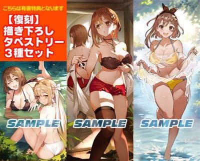 [USED] Atelier Ryza 3 Trader Bonus Tapestry - Anonymous Shipping