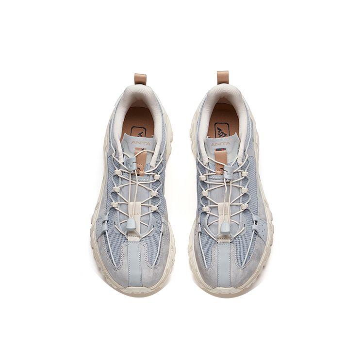 Anta Star Series Star Journey Mesh Casual Non-Slip Shock Absorbing Wear-Resistant Breathable Fit Low-Top Running Shoes Men Sneaker 112126633A-1