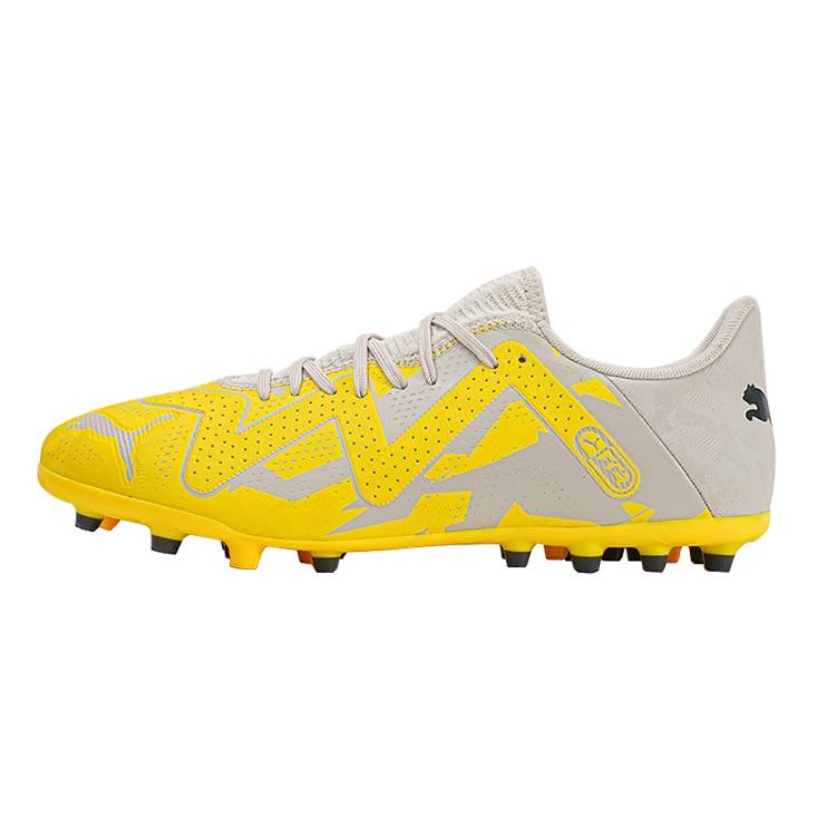 PUMA Future Play MG Comfort Lightweight Cleats  Yellow Grey  Men s 107380-04 EU 44