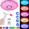 200W WiFi Modern RGB LED Ceiling Lights Home Lighting APP Bluetooth Music Light Bedroom Lamps Smart Dimmable Music Ceiling Lamp