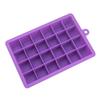 Silicone Ice Cube Tray with Lid, 24 Square Holes for Baby Food, Fruit Puree, Cheese, or Jelly Mold.