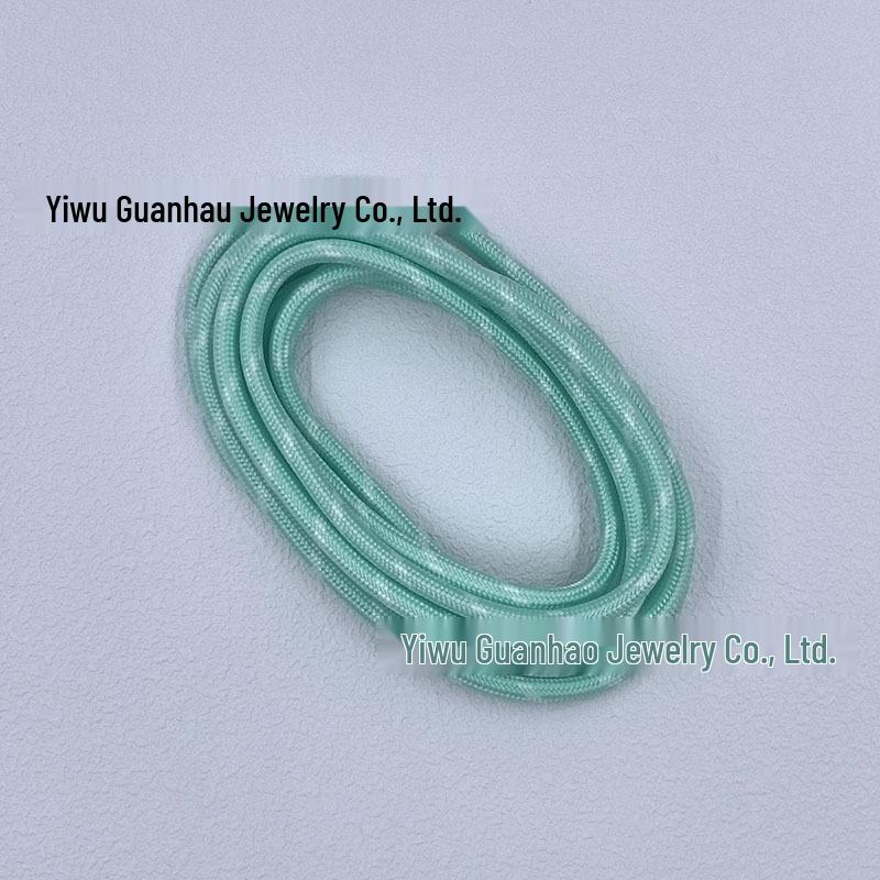 Colorful 5mm Core-Filled Polyester Rope for DIY Bracelets, Stylish Woven Bags, Lanyards, and Pendants