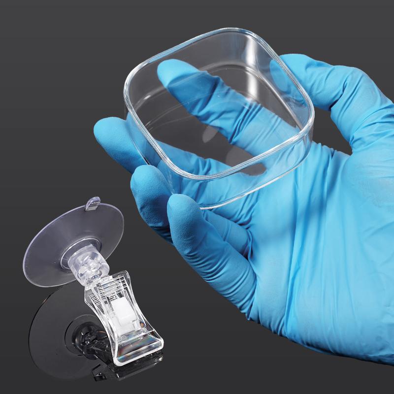 Reptile Pet Feeding Basin Water Bowl Adsorbable Leopard Gecko Bearded Dragon Frog 6 Cm Feeding Supplies Reptile Tools Hanging