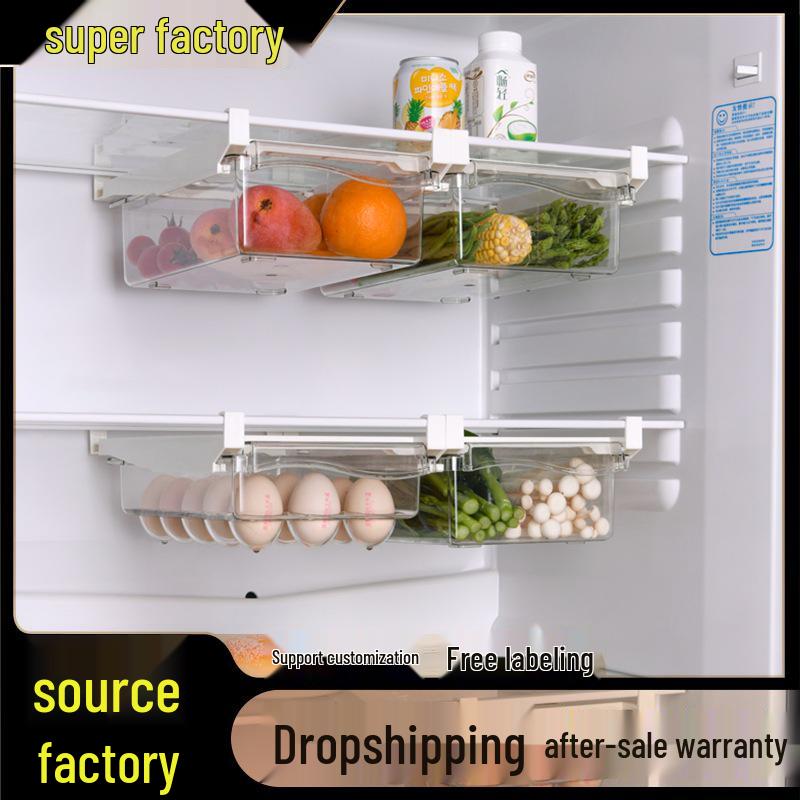 Household Plastic Egg and Food Storage Drawer