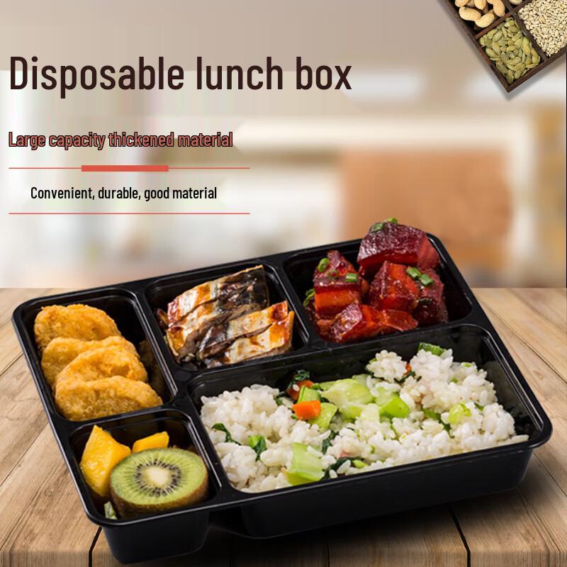 Disposable Multi-Compartment Meal Boxes