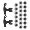 20PCS Golf Spikes Replacement with Nail Puller TPU Easy To Replace Anti Skid Golf Studs for Golf