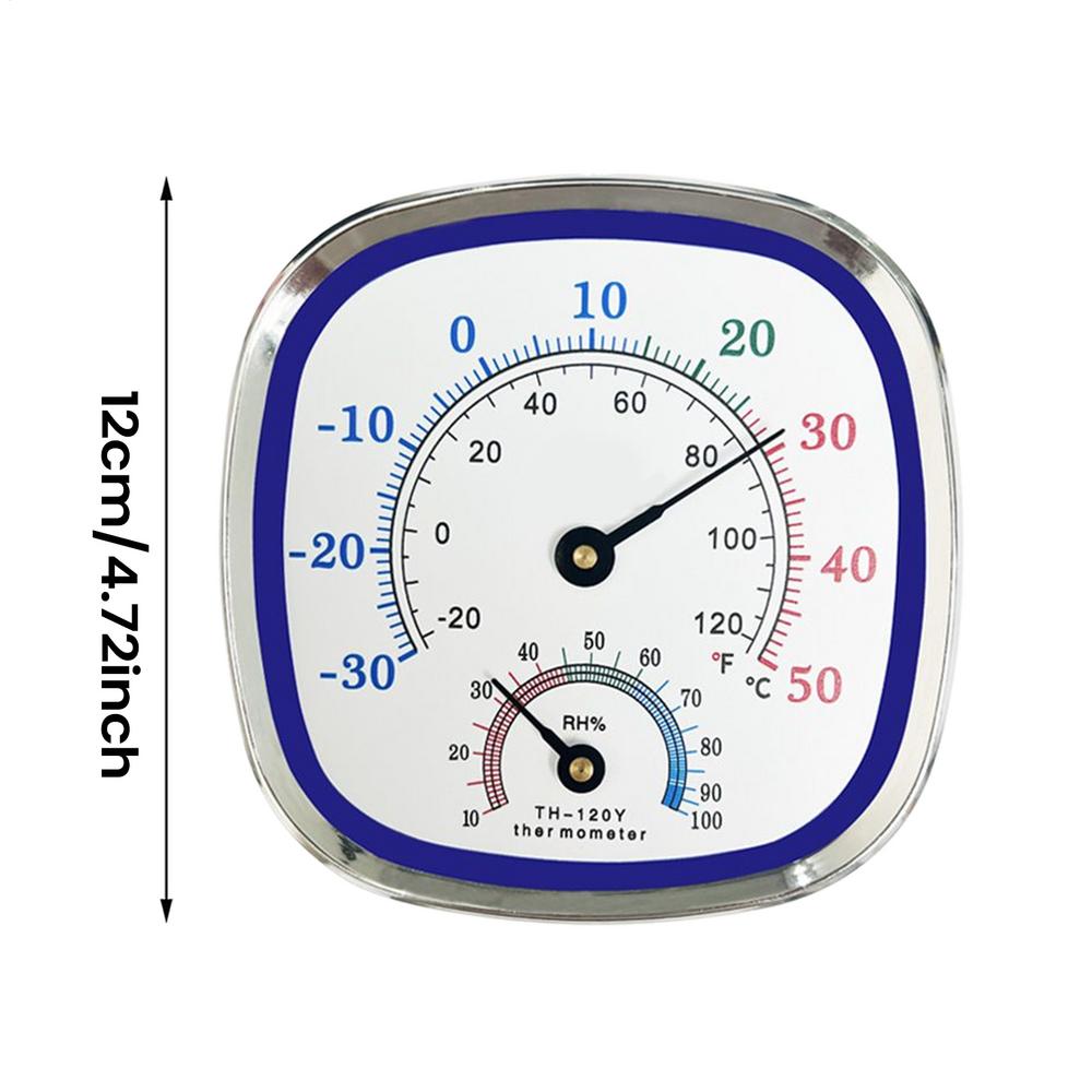

Комнатный термометр Бытовой гигрометр 2-в-1 Термометр и гигрометр по Цельсию/Фаренгейту Для дома Офиса Библиотеки