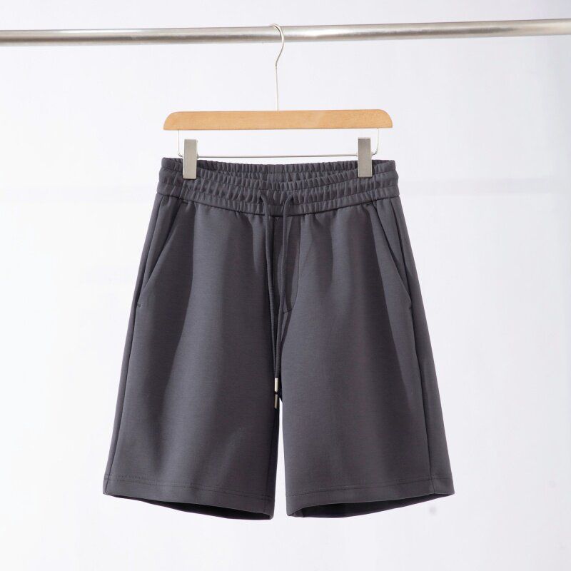 Heavy Air Layer Shorts Foreign Trade Tail Goods Men's Summer American Solid Loose Sports Casual Straight Shorts