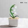 Handmade Glass Blown Cactus Cute Crystal Art Cactus Statue Collection Desk Desktop Simulation Plant Decoration