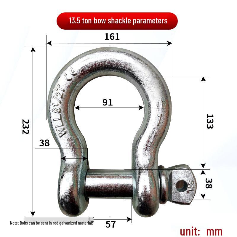 American Bow-Shaped Heavy-Duty Shackle Ring Lock
