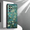 Van Gogh Oil Painting Aesthetics Soft Phone Case for Samsung Galaxy S26 S25 Edge S24 Ultra S23 Plus S22 S21 FE S20 Black Cover B