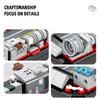 Non-Toxic 413Pcs Type 726 Lcac Craft Building Blocks Military Model Children Toys Warship Carrier Cruiser Ornaments Small Particle Assemble Toy
