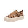 2025 Spring New Sports Women's Shoes Fashion Low Top Thick Bottom Casual Board Shoes Suede Round Head Strap Flat Shoes