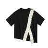 Short Sleeve Oversized Vintage Patchwork Casual Loose Summer T Shirt Tops Women T-shirt