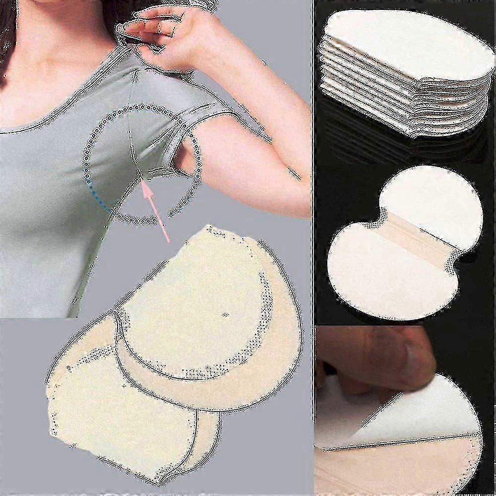 30pcs Underarm Sweat Pads, Adhesive Sweat Pad Armpit Goodbye Antiperspirant Deodorant