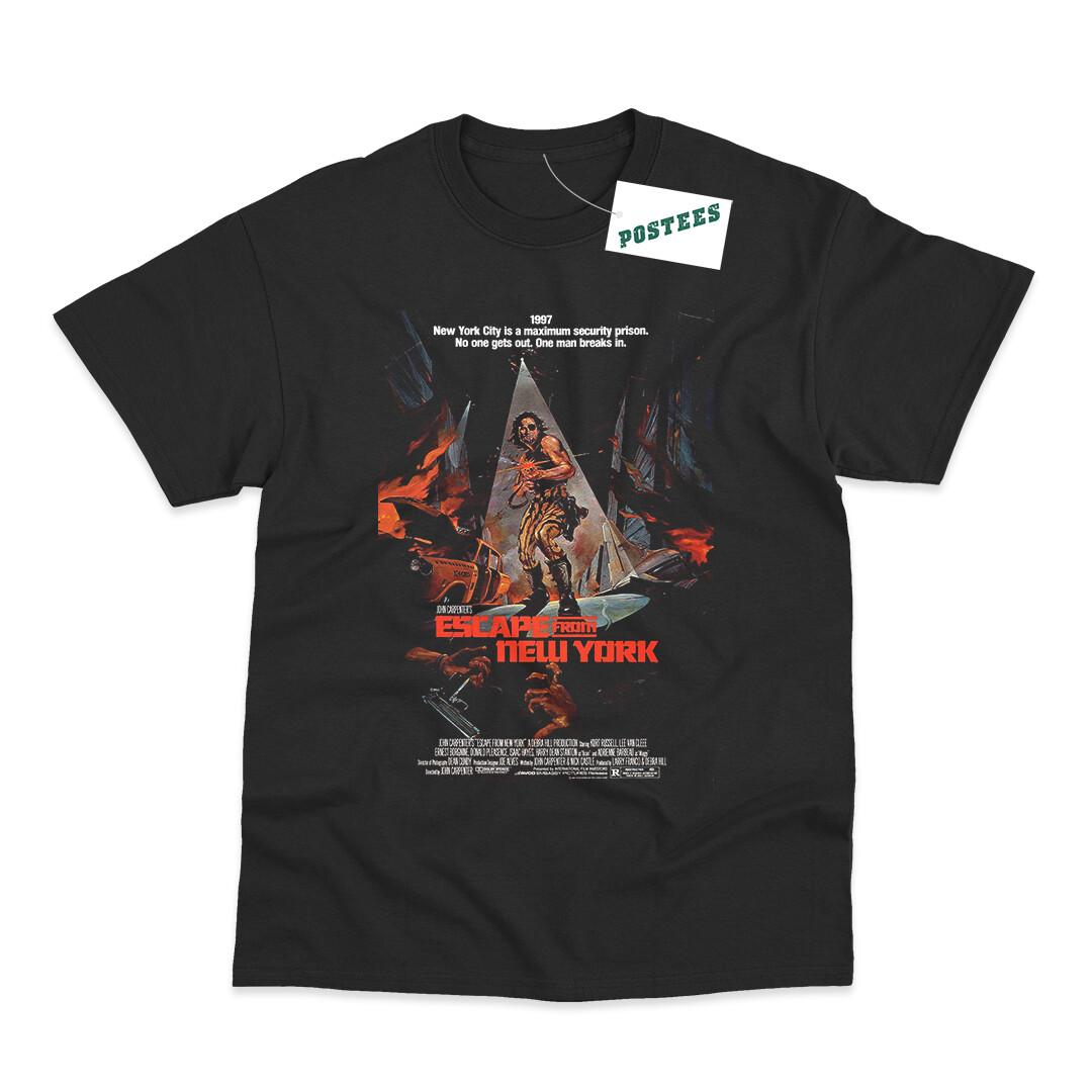 26 Retro Movie Poster Inspired By Escape From New York DTG Printed T-Shirt Unisex T-Shirt M