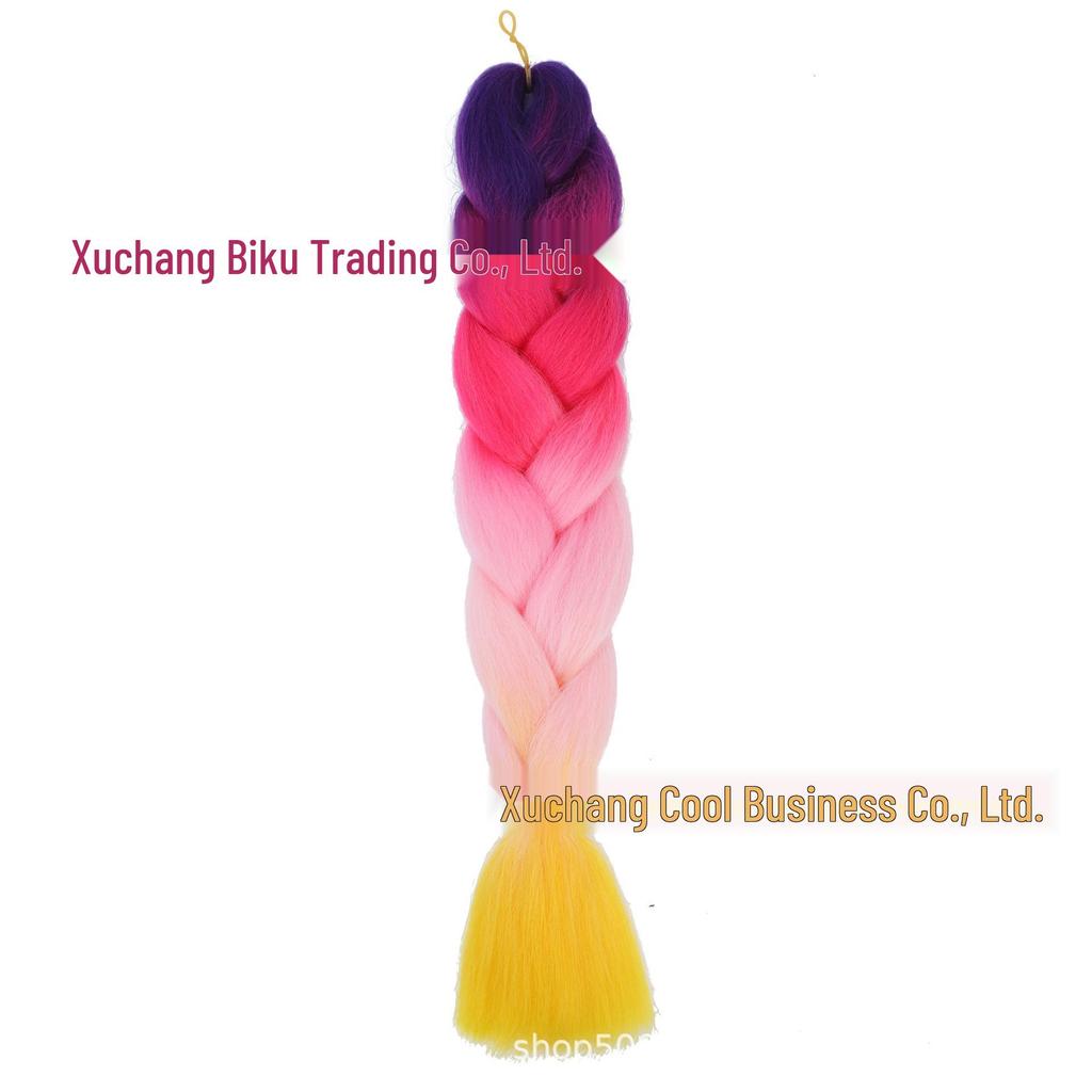 Three, Four, Five-Color Gradient High-Temp Fiber Jumbo Braid Material