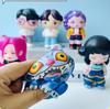 Juguete de Apretar Serie Anime KPOP, Aprieta para Aliviar el Estrés Regalo, Aleatorio 1 ud/Un Set de 6