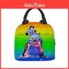 Kpop Demon Hunters Insulated Lunch Bag With 3d Print For School And Travel Use