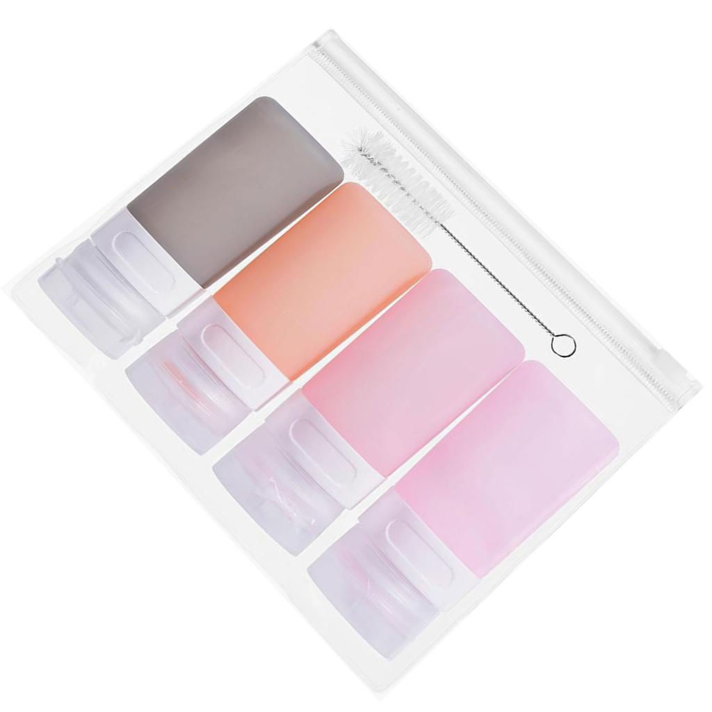 Lekkasjesikre Plastbeholdere for Saus til Matboks og Reiser Krydderklemflasker Salatdressinger Beholder