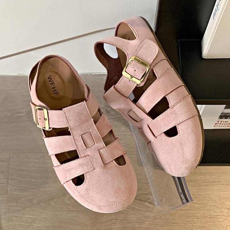 Flats Women Sandals Summer Casual Shoes Cozy Walking Woman Slippers Designer 2025 Trend Brand Sport Women’s Chaussures