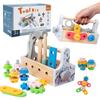 Children Toolbox Wooden Toys Pretend Play Set Nut Disassembly Screw Assembly Simulation Repair Games Educational Sensory Toys