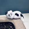 Animal Fish Tank Ornament Small Cat Statue Aquarium Decoration Easy To Clean Fish Tank Home Decoration