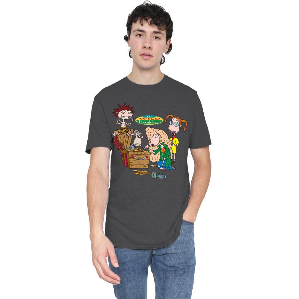 Wild Thornberrys Treasure Hunt T-Shirt S-3XL Charcoal XXXL