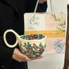 Morris White Bird Song Handle Cup Premium Ceramic Mug Girls Birthday Gift Practical Souvenir Gift Box